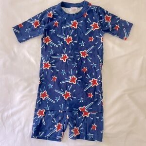 Hanna Andersson Red, White, and Blue Stars Pajamas